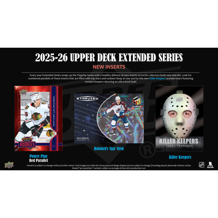 2025-26 Upper Deck Extended Series Hobby Box