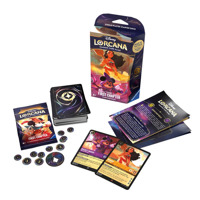 Disney Lorcana - Set 1 - The First Chapter Starter Deck - Amber & Amethyst