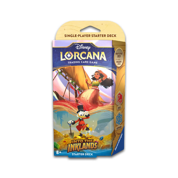 Disney Lorcana - Set 3 - Into The Inklands Starter Deck - Ruby & Sapphire