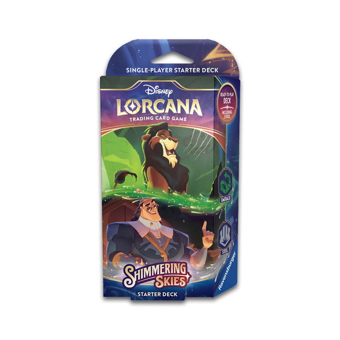 Disney Lorcana - Set 5 - Shimmering Skies Starter Deck - Emerald & Steel